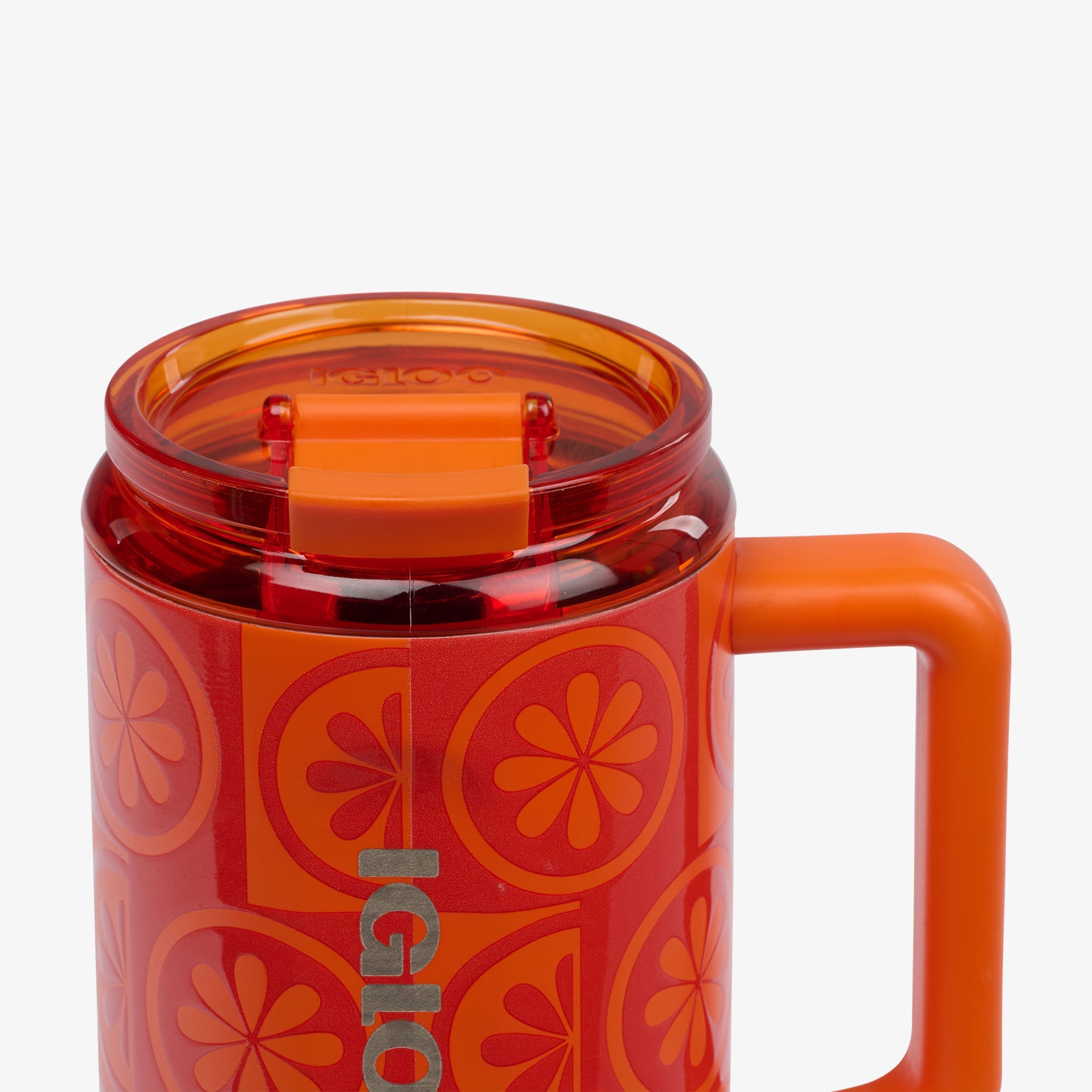 32 Oz Flip ‘n’ Sip Travel Mug X1 - Orange - Product View