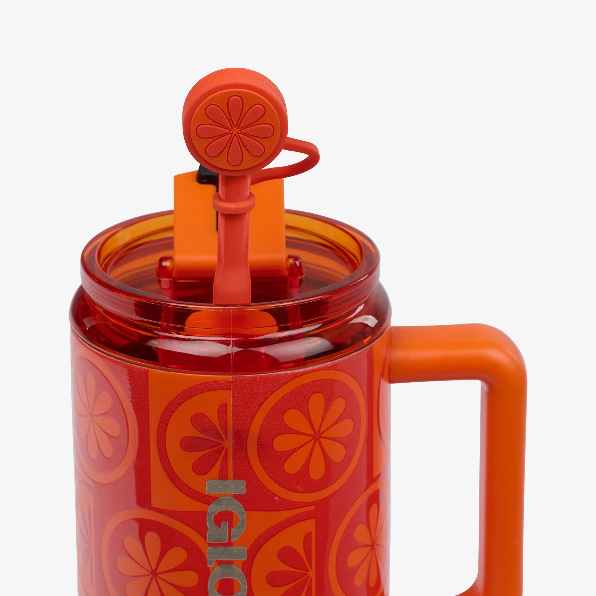 32 Oz Flip ‘n’ Sip Travel Mug X1 - Orange - Product View