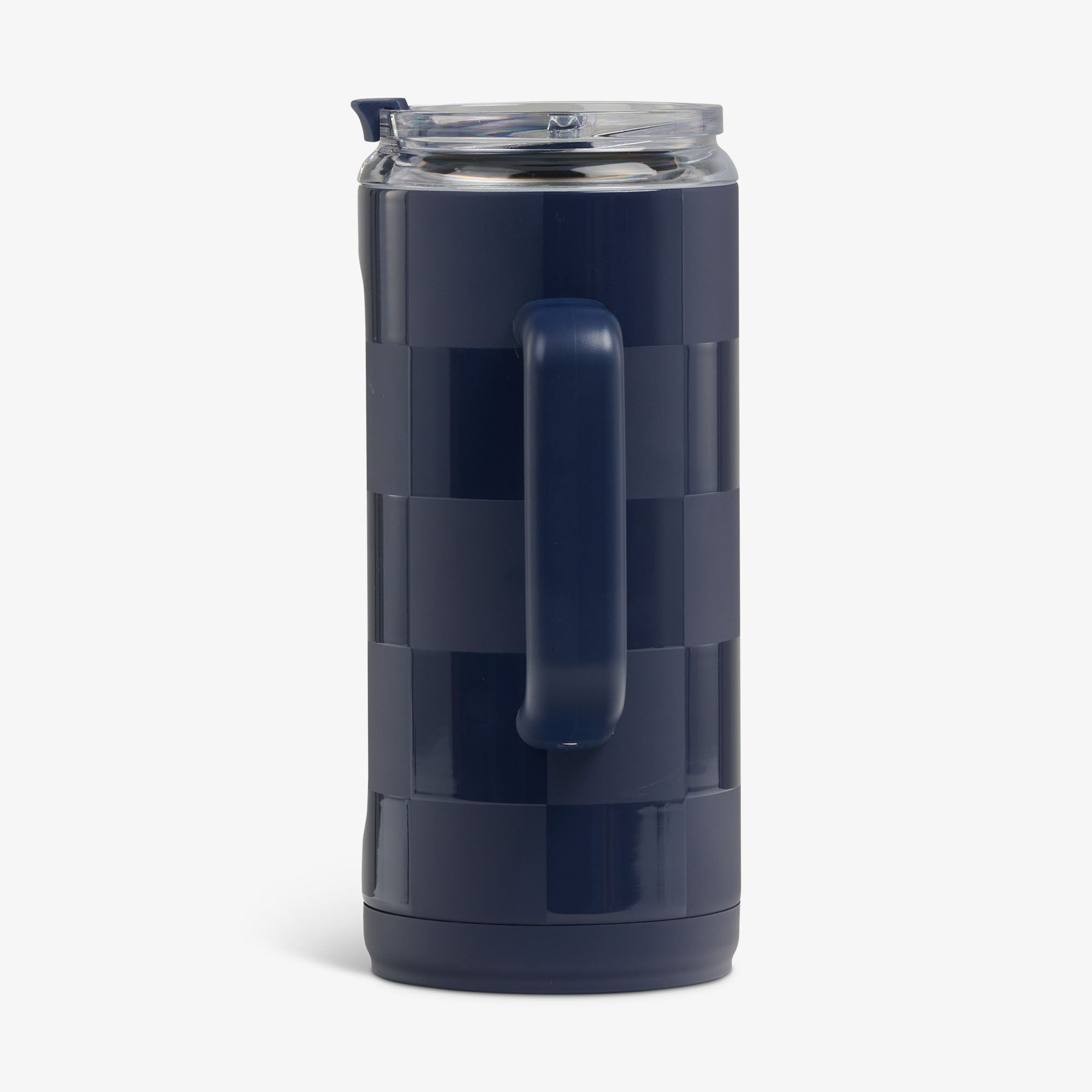 1L Beer Mug S9 - Navy Check - Product View