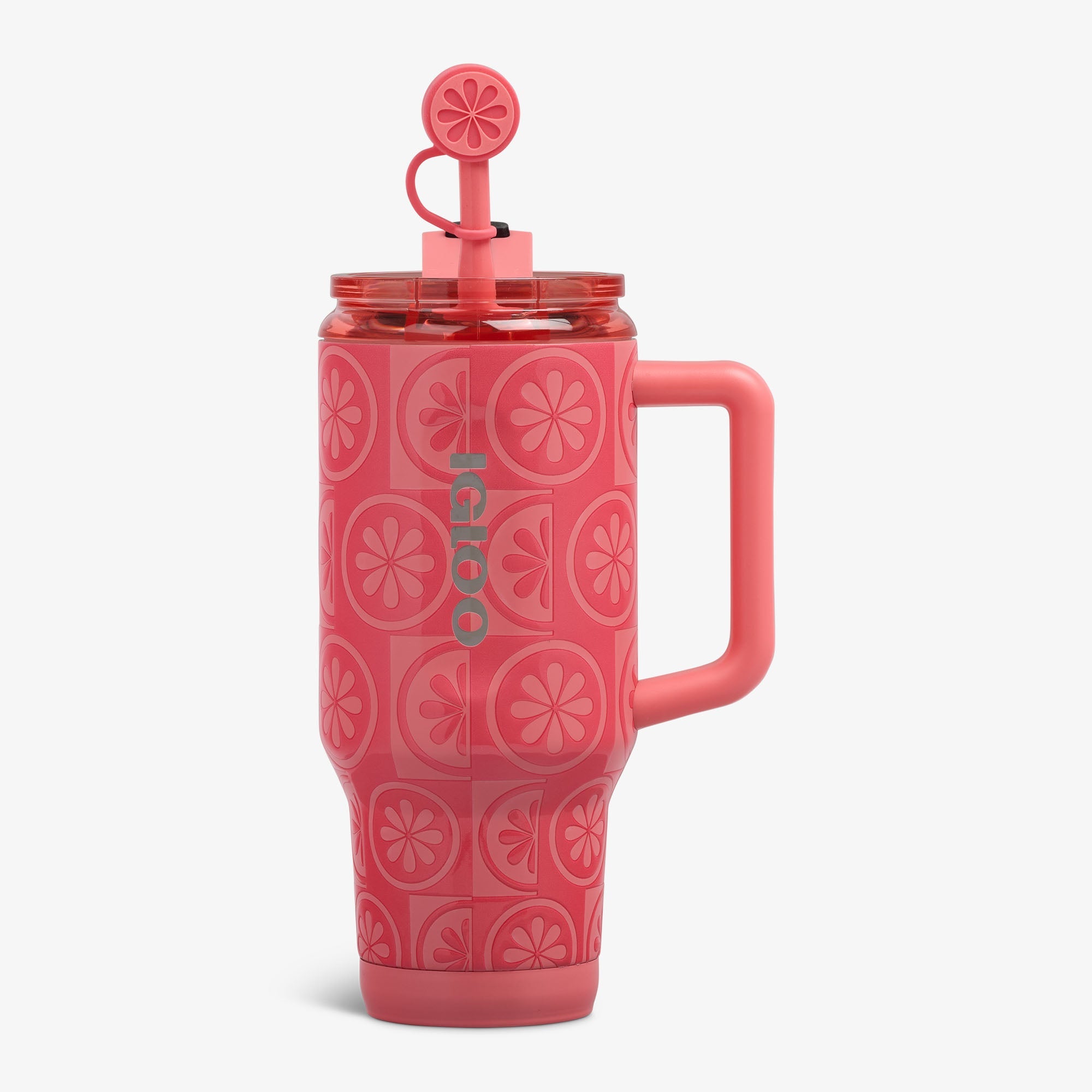 32 Oz Flip ‘n’ Sip Travel Mug X1 - Grapefruit - Front View