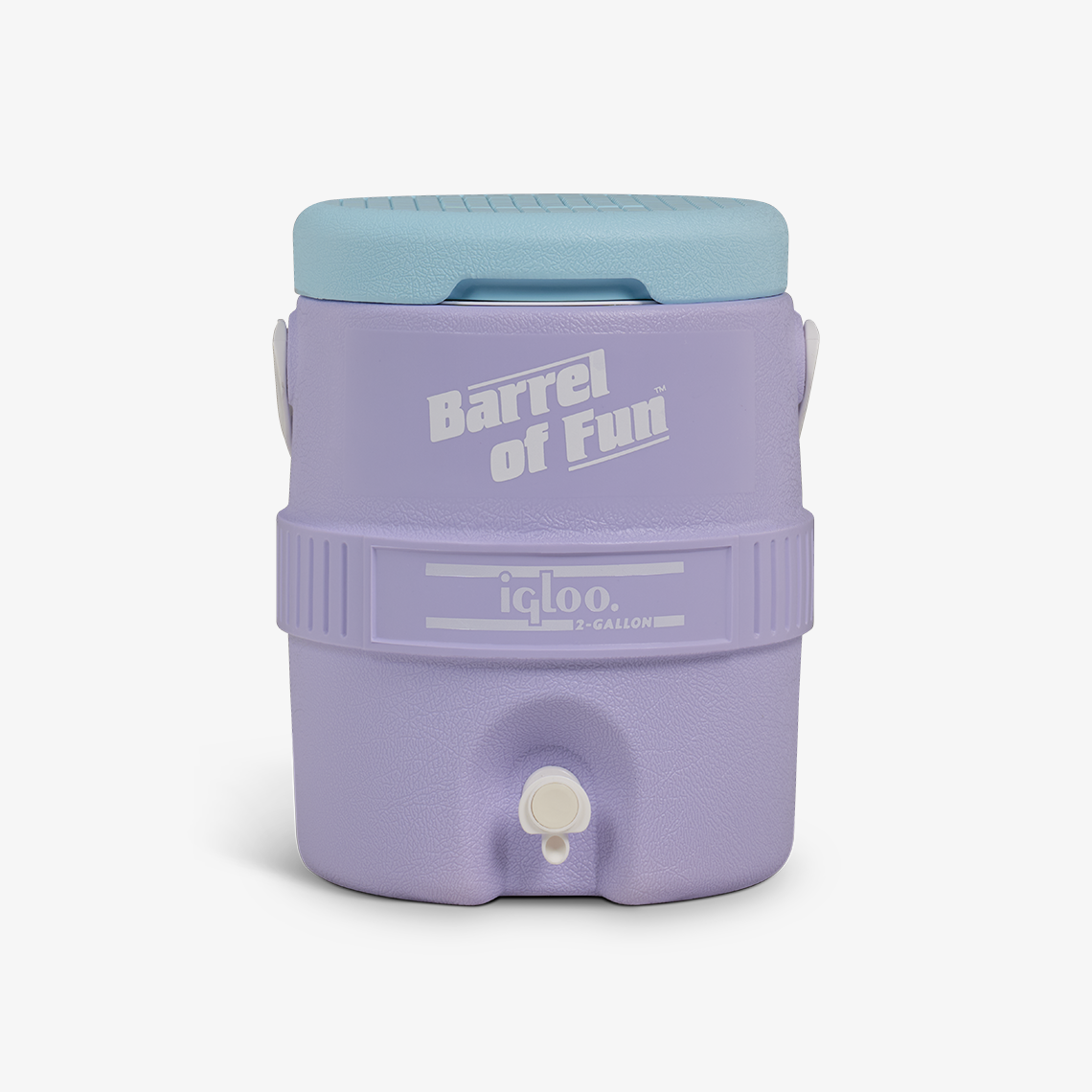 Retro Barrel of Fun 2 Gallon Jug F9 - Lilac - Product View