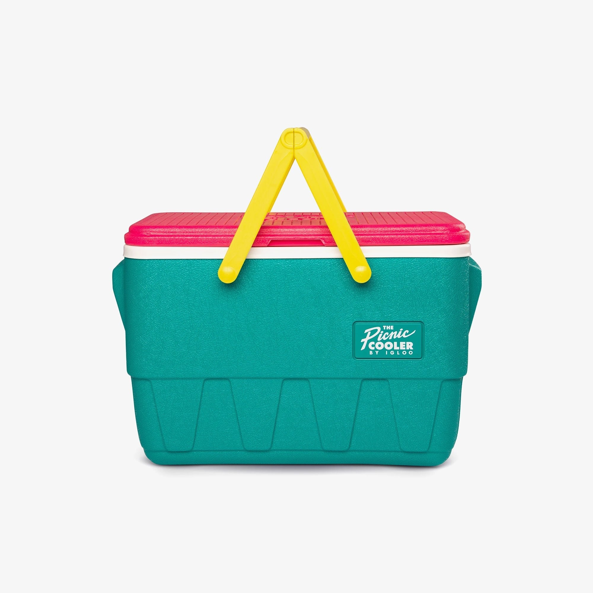 Retro Picnic Basket 25 Qt Cooler J9 - Jade - Product View